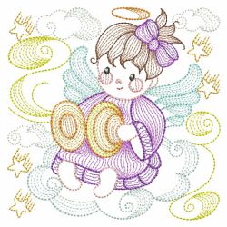 Rippled Little Angels 08(Lg) machine embroidery designs