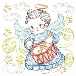 Rippled Little Angels 09(Lg) machine embroidery designs