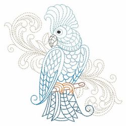 Vintage Parrots 04(Lg) machine embroidery designs