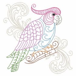 Vintage Parrots 08(Md) machine embroidery designs