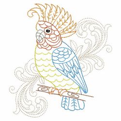 Vintage Parrots 09(Lg) machine embroidery designs