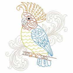 Vintage Parrots 09(Md) machine embroidery designs