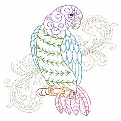 Vintage Parrots 11(Md) machine embroidery designs