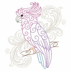 Vintage Parrots 12(Md) machine embroidery designs