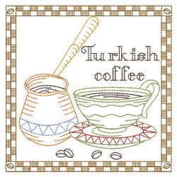 Vintage Coffee Break 06(Lg) machine embroidery designs