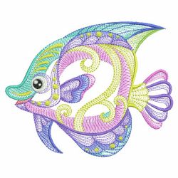 Caribbean Creatures 03(Md) machine embroidery designs