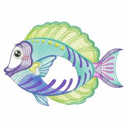 Caribbean Creatures 07(Lg) machine embroidery designs