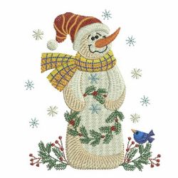 Country Snowman 4 01 machine embroidery designs