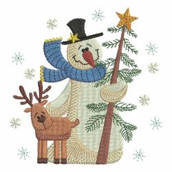 Country Snowman 4 03 machine embroidery designs