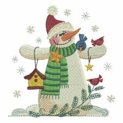 Country Snowman 4 04 machine embroidery designs