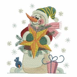 Country Snowman 4 07 machine embroidery designs