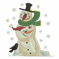 Country Snowman 4 08 machine embroidery designs