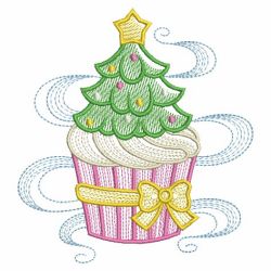 Christmas Cupcakes 04(Md) machine embroidery designs