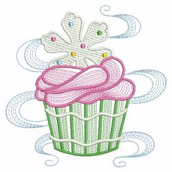 Christmas Cupcakes 10(Lg) machine embroidery designs