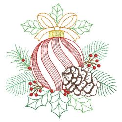 Vintage Christmas Ornaments 2 03(Lg) machine embroidery designs