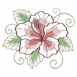 Sketch Floral 04(Sm) machine embroidery designs