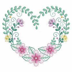 Blooming Hearts 2(Sm) machine embroidery designs