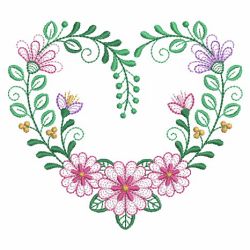 Blooming Hearts 2 06(Sm) machine embroidery designs