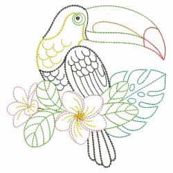 Vintage Tropical Birds 01(Sm) machine embroidery designs