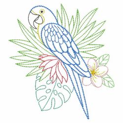 Vintage Tropical Birds 04(Sm) machine embroidery designs