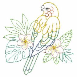 Vintage Tropical Birds 05(Sm) machine embroidery designs
