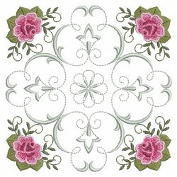 Filigree Roses Quilt 02(Lg) machine embroidery designs