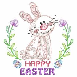 Rippled Happy Easter 2 01(Md) machine embroidery designs