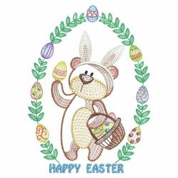 Rippled Happy Easter 2 05(Lg) machine embroidery designs