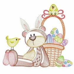 Rippled Happy Easter 2 08(Lg) machine embroidery designs