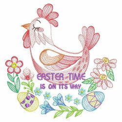 Rippled Happy Easter 2 09(Md) machine embroidery designs