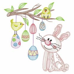 Rippled Happy Easter 2 11(Md) machine embroidery designs