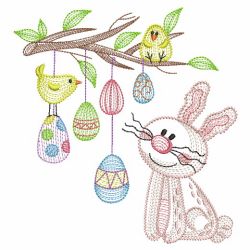 Rippled Happy Easter 2 11(Md) machine embroidery designs