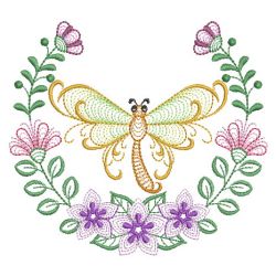 Spring Wreath 02(Md) machine embroidery designs