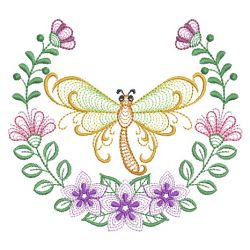 Spring Wreath 02(Lg) machine embroidery designs