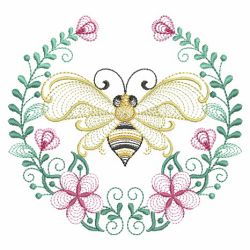 Spring Wreath 03(Lg) machine embroidery designs