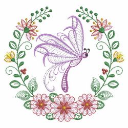 Spring Wreath 06(Md) machine embroidery designs