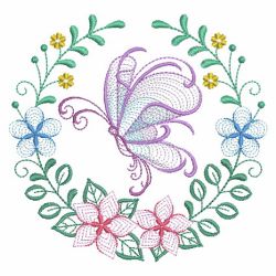 Spring Wreath 07(Md) machine embroidery designs