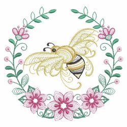 Spring Wreath 10(Md) machine embroidery designs