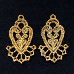 FSL Golden Earrings 07 machine embroidery designs