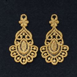 FSL Golden Earrings 09 machine embroidery designs