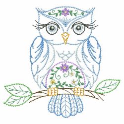 Vintage Owls 2(Md) machine embroidery designs