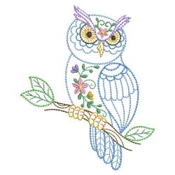 Vintage Owls 2 02(Lg) machine embroidery designs