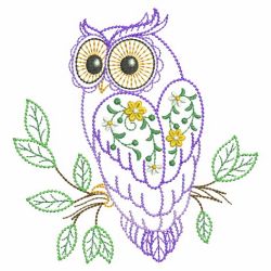 Vintage Owls 2 03(Lg) machine embroidery designs