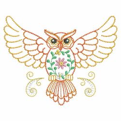 Vintage Owls 2 06(Md) machine embroidery designs