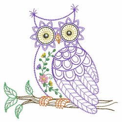 Vintage Owls 2 08(Lg) machine embroidery designs