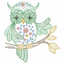 Vintage Owls 2 10(Md) machine embroidery designs