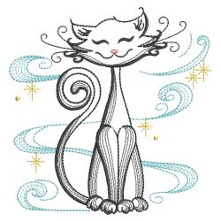 Black Cat 03(Lg) machine embroidery designs