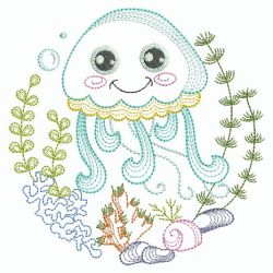 Vintage Sea Life 08(Lg) machine embroidery designs