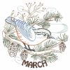 Vintage Birds Of The Month 03(Sm)