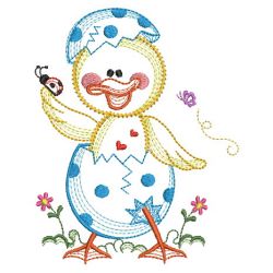 Easter Duck 07(Md) machine embroidery designs